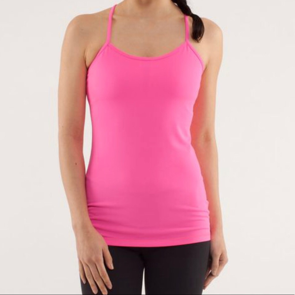 Lululemon Power Y Tank - Hot Pink
